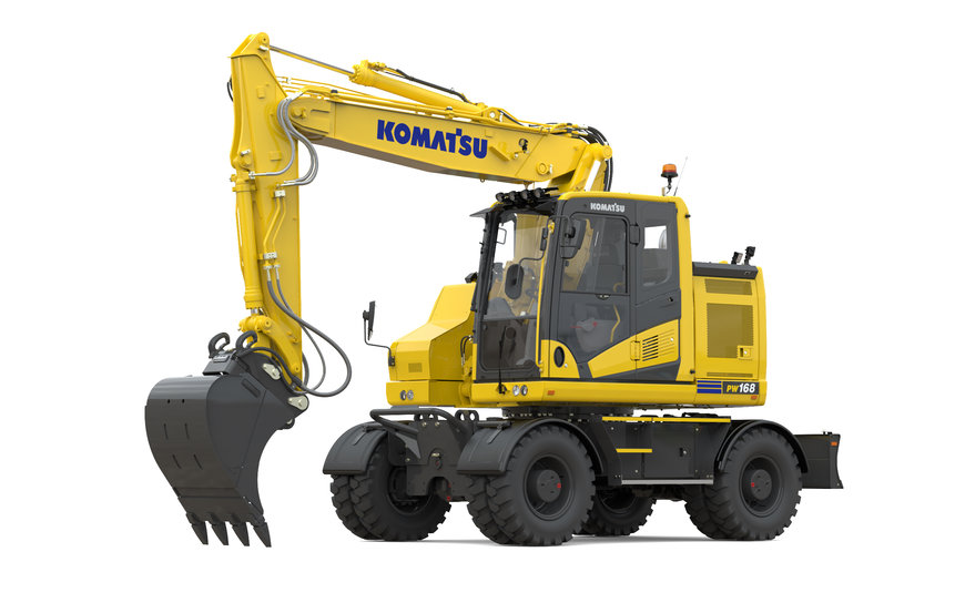 Komatsu Europe presenta nuovi escavatori gommati